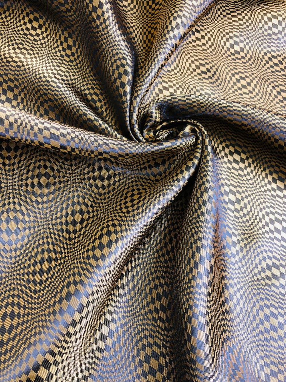 Подклад бронза, жаккард ромб D11С1