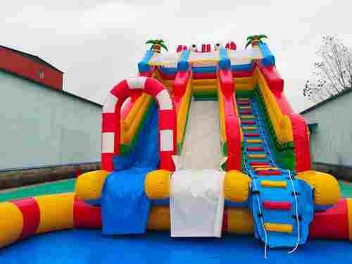 Надувная водная горка «Весёлый крабик» 11,3*7*6,8 м