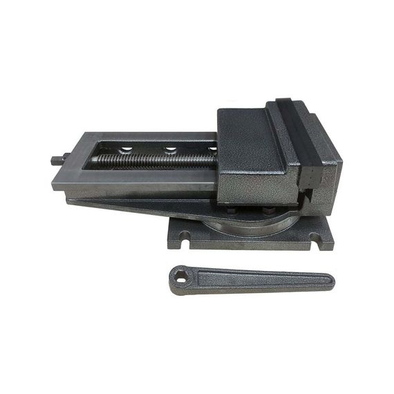 Тиски поворотные станочные с открытым винтом GRIFF серия QB 250 мм b241204