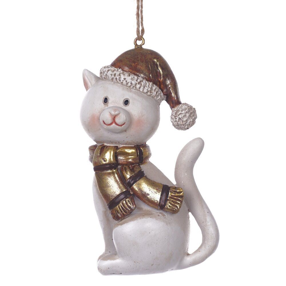 GAEM Фигурка декоративная подвесная "Кошка", L5 W4 H9 см, 2в.