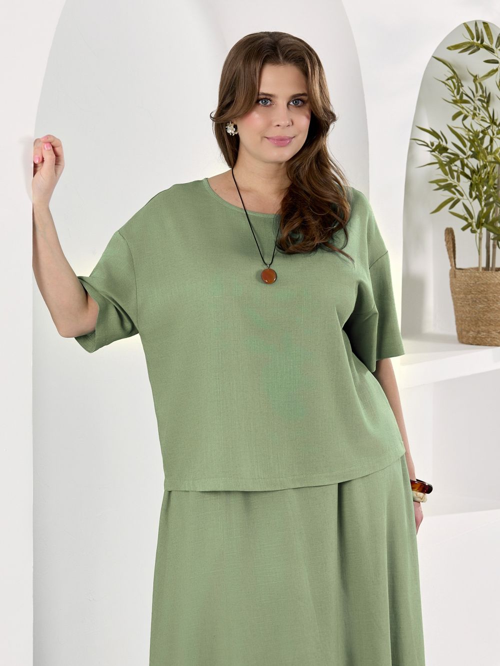 Блузка Камео-4 Виотекс ХАКИ