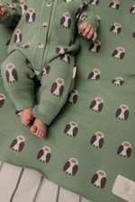 7055-338 Комбинезон вязаный (совы)