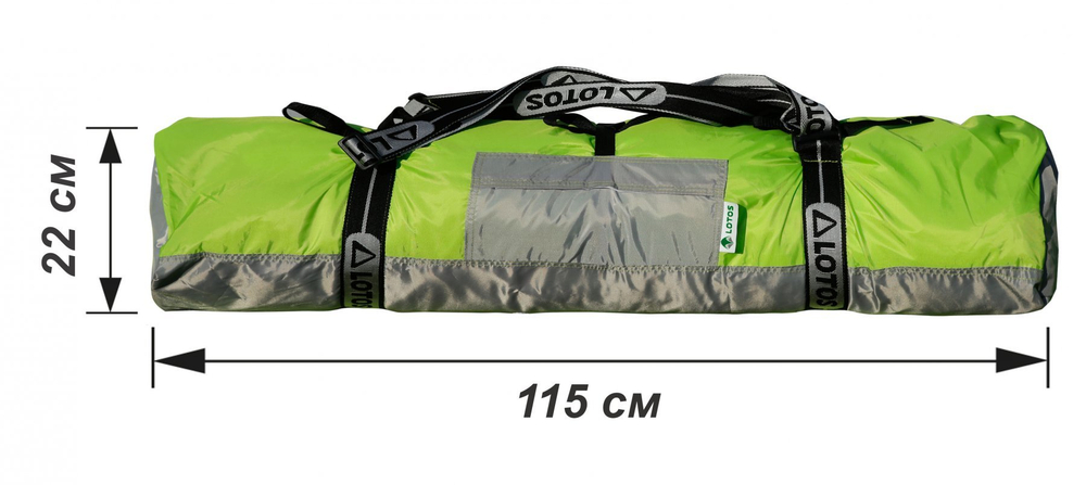 Зимняя палатка ЛОТОС Куб 4 Компакт (лонг)