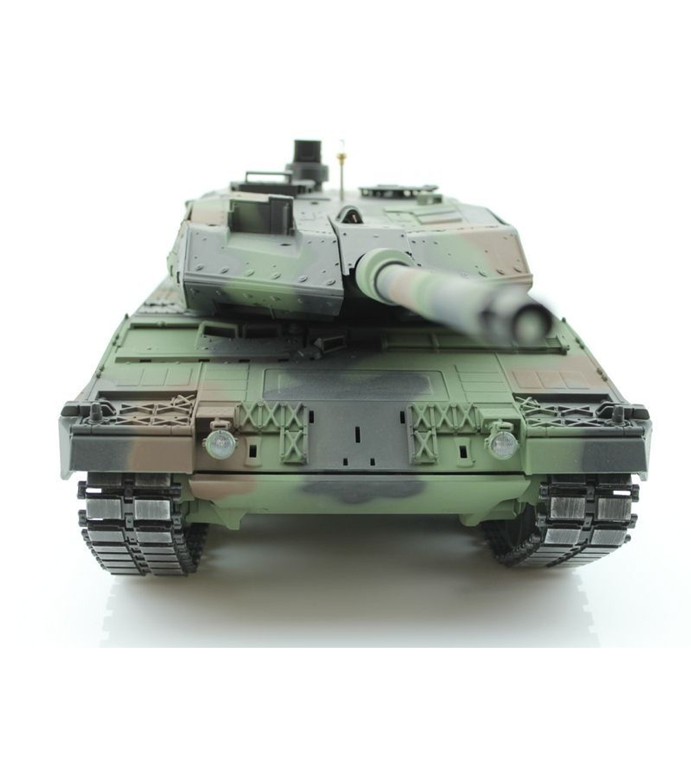 Р/У танк Taigen 1/16 Leopard 2 A6 (Германия) (для ИК танк. боя) САМО 2.4G RTR, деревянная коробка