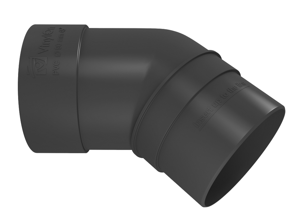КОЛЕНО ТРУБЫ 45° VINYLON