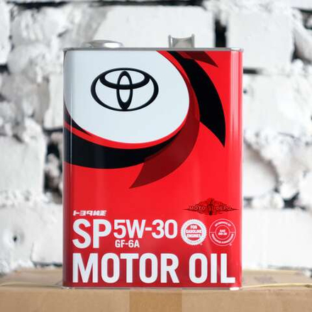 Масло моторное Toyota Motor Oil 5w30 синтетика API SP ILSAC GF-6A (4л)