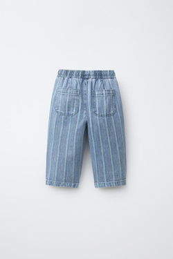 ZARA ДЖИНСЫ BAGGY В ПОЛОСКУ, ПОЛОСКИ