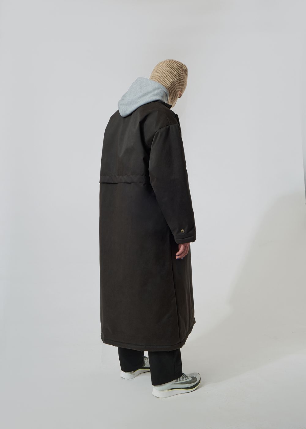 Плащ Утепленный FOS Черный Мужской