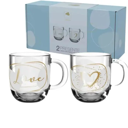 Leonardo Набор из 2 кружек Emozione Presente 400 мл Любовь