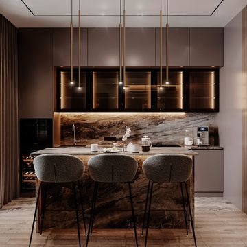 Подвесной светильник 3W 4000K 10358/600 латунь Reed Loft It