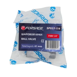 Кран воздушный шаровый 1/4'' Forsage F-SP037-1/4