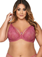 Соблазнительный бюстгальтер на каркасах с мягкими чашками (Размер: 70E) (Цвет: бежевый)