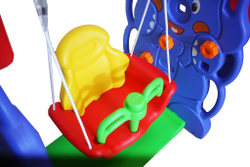 Детский комплекс Капризун Слоник с волнистой горкой