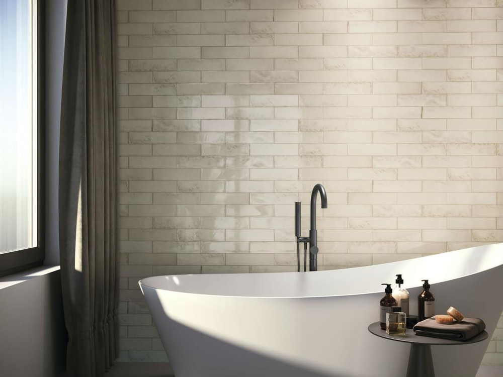 Cifre Drop Relieve White Brillo 7.5x30