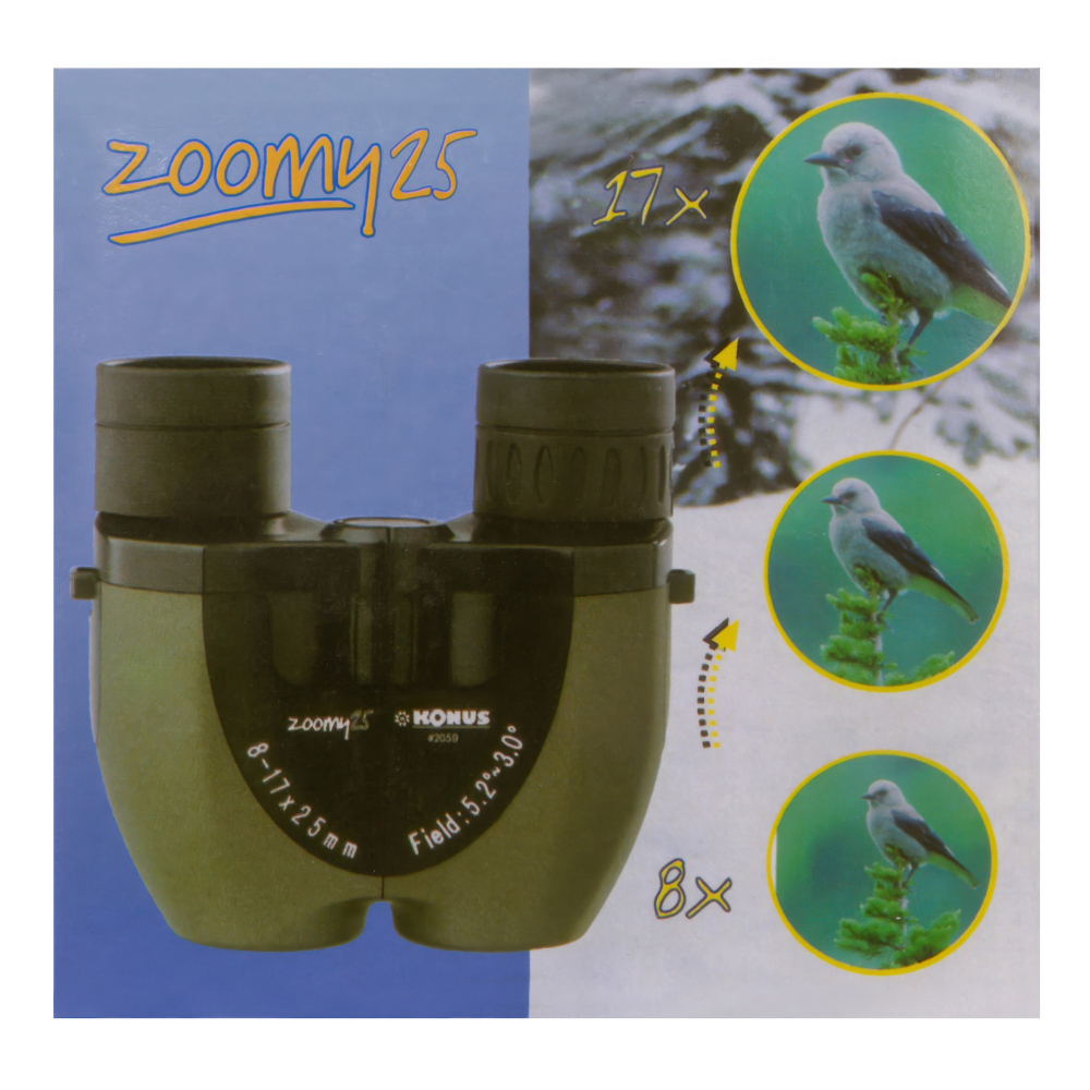 Бинокль Konus Zoomy-25 8–17x25 — упаковка