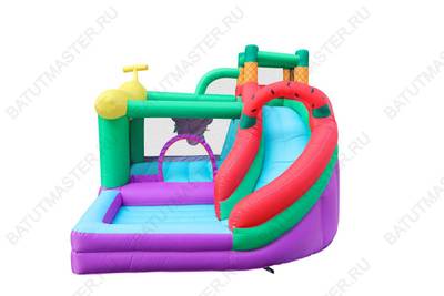 Батут для детей на дачу "Фруктовый рай" 3*3*2,5 м