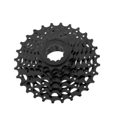 Кассета MicroShift  7 скоростей, зубья 12-28, сталь, черная (50)