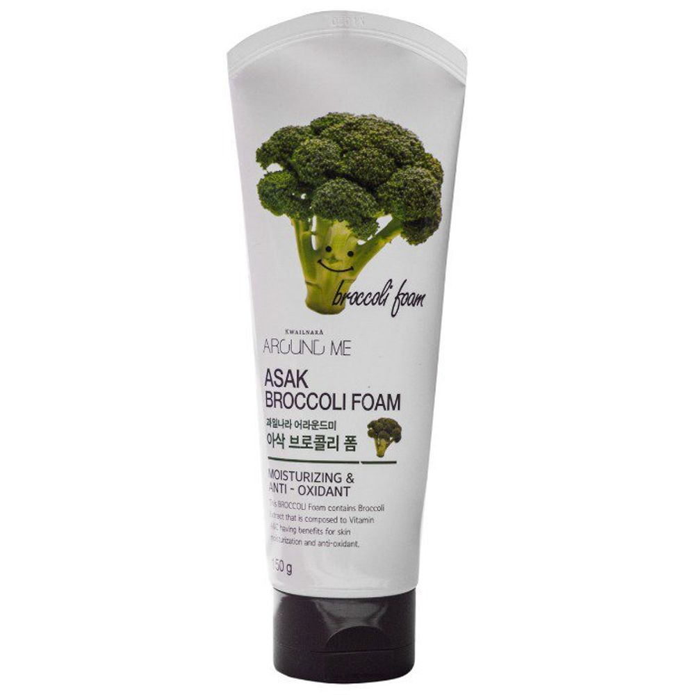 Welcos Around Me Broccoli Foam пенка для умывания с экстрактом брокколи
