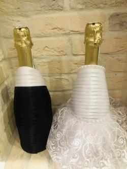 Одежда на свадебное шампанское