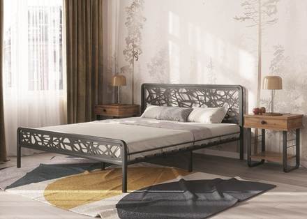 Кровать Форвард КМД 16 ОРИОН 140 черный