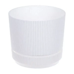 Кашпо СТРИП D200мм 3,9л с подставкой Белый