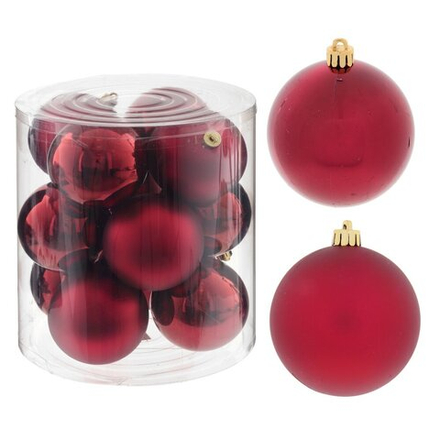 GAEM Набор из 12шт Украшение новогоднее "Шар", D 8 см, L8 W8 H9 см