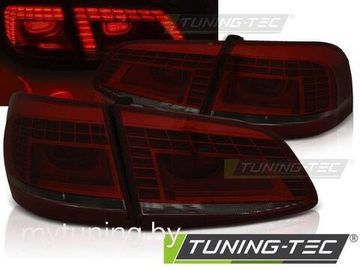 Задние фонари RED SMOKE LED для VW Passat B7 avant