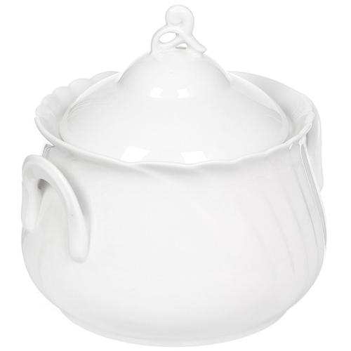 Супник керам, 2.2 л, кругл, Голубка Белая, 6С0165Ф34