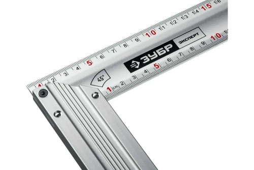 Жесткий столярный угольник ЗУБР 400 мм 34392-40