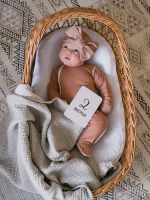 Комбинезон Mjölk Sleep and Play Camel, швы наружу