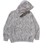 A Bathing Ape Bathing Ape Leopard Pattern Худи серый