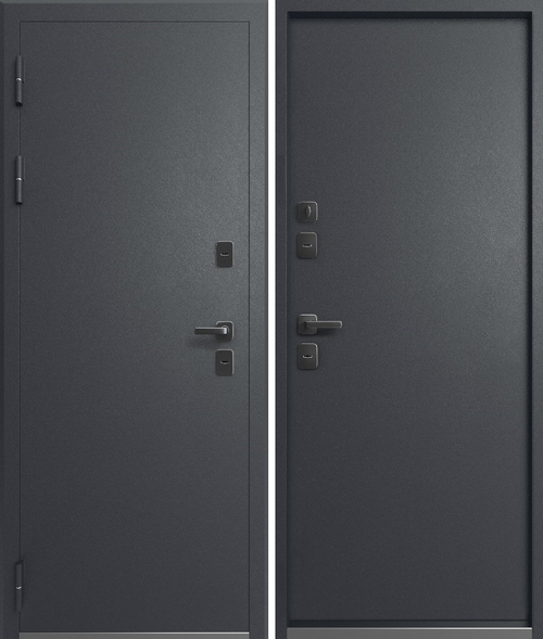 Входная дверь Мегатрон TERMO-1 Графит муар - Графит муар