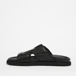 Кожаные шлепанцы Giampieronicola 5773 черный