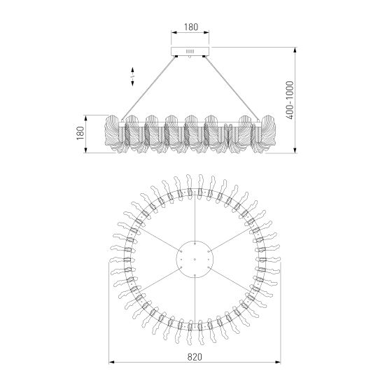 90375/1/ подвесной светильник