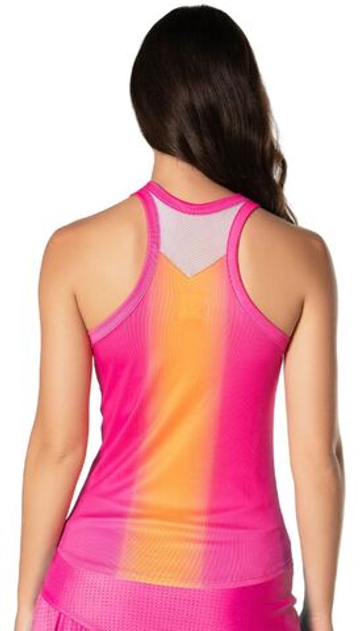 Женский топ теннисный Lucky in Love Shockin' Radiance Tank - Розовый