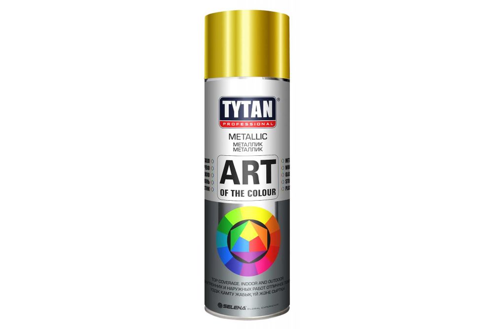 Краска аэрозольная Tytan Professional Art of the colour золотой металлик 400 мл