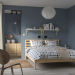Двуспальная кровать - IKEA TARVA/LURÖY/LUROY, 200х160 см, сосна, ТАРВА/ЛУРОЙ ИКЕА