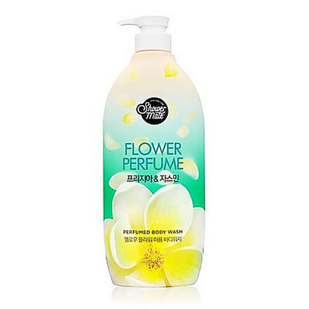 KeraSys Гель для душа парфюмированный «жасмин» - Shower mate flower perfume 900 мл