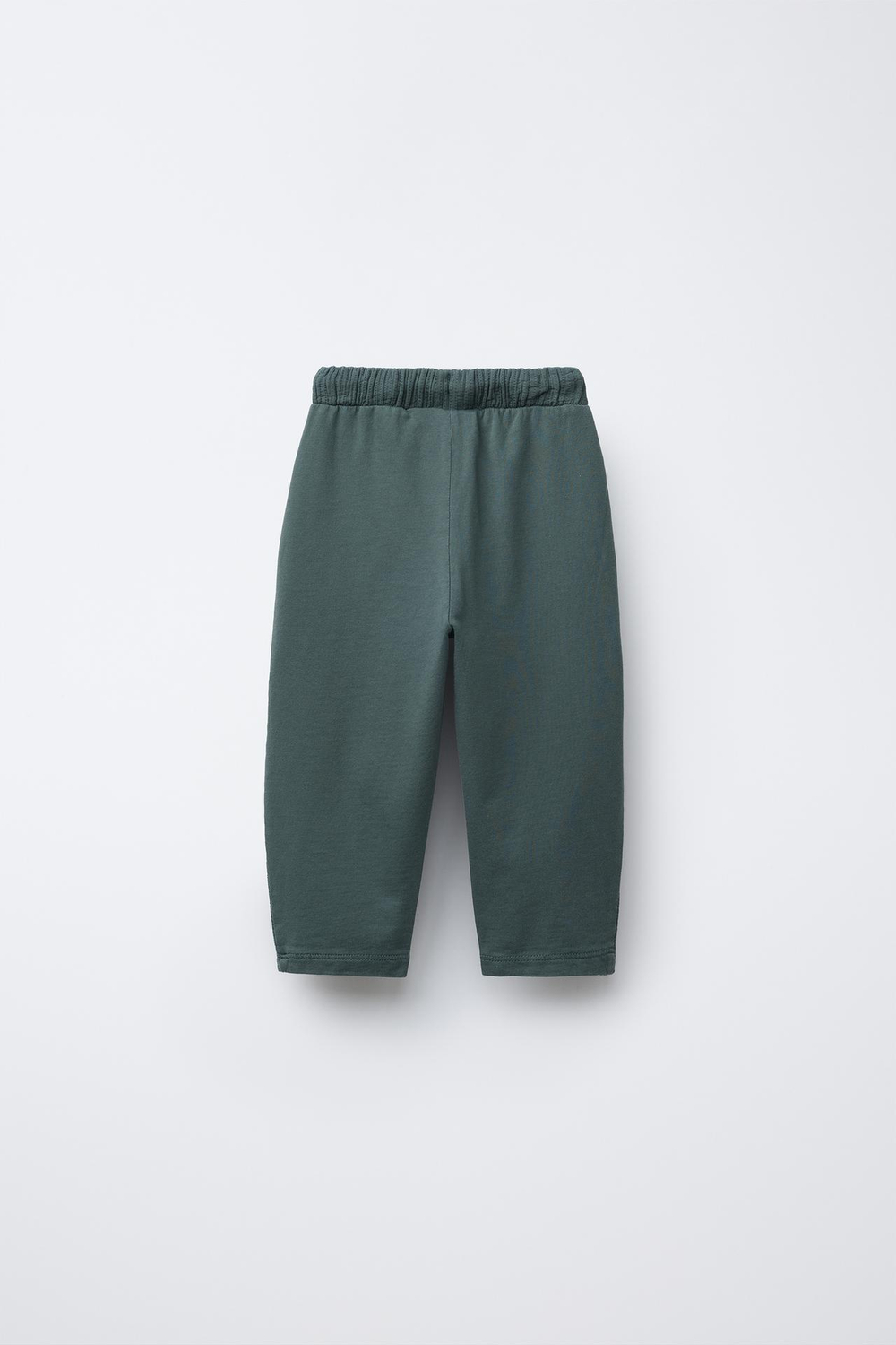 ZARA КОМБИНИРОВАННЫЕ БРЮКИ BAGGY, ТЕМНО-ЛАЗУРНЫЙ