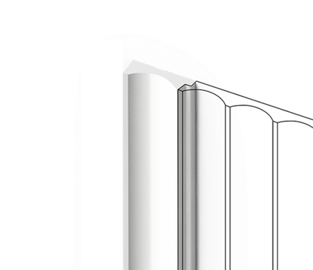 Финишный молдинг HiWood, 270x3,2 см