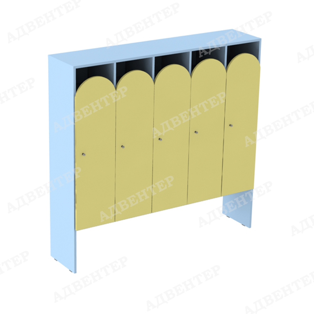 Шкаф детский для одежды 5 СЕКЦИЙ
