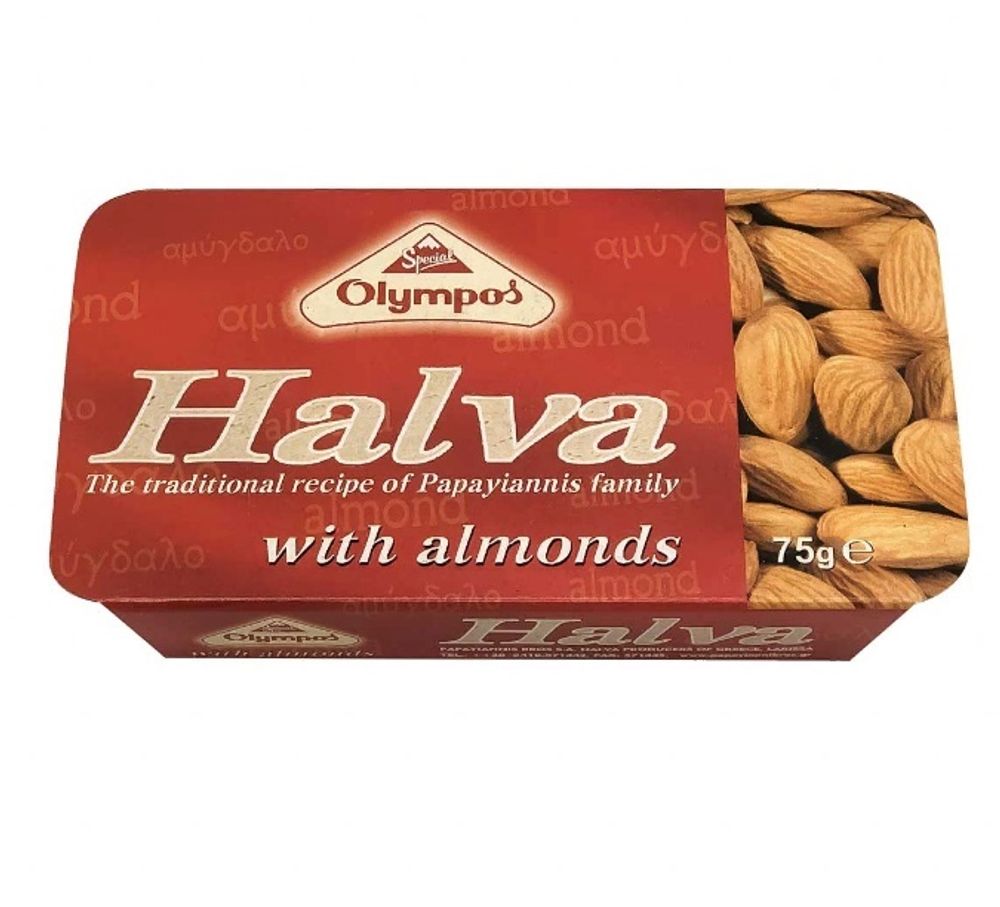 Халва тахинная Olympos с миндалем  75 г