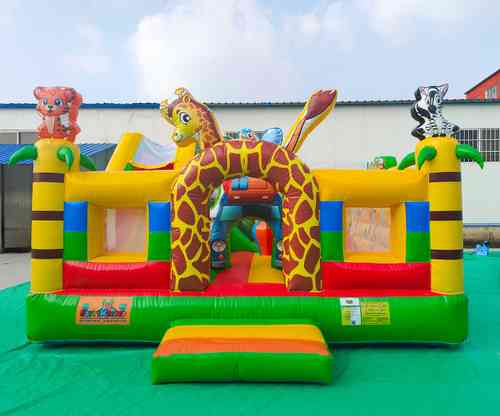 Коммерческий надувной батут «Сафари-экскурсия 3», 5x5x2.8 м.