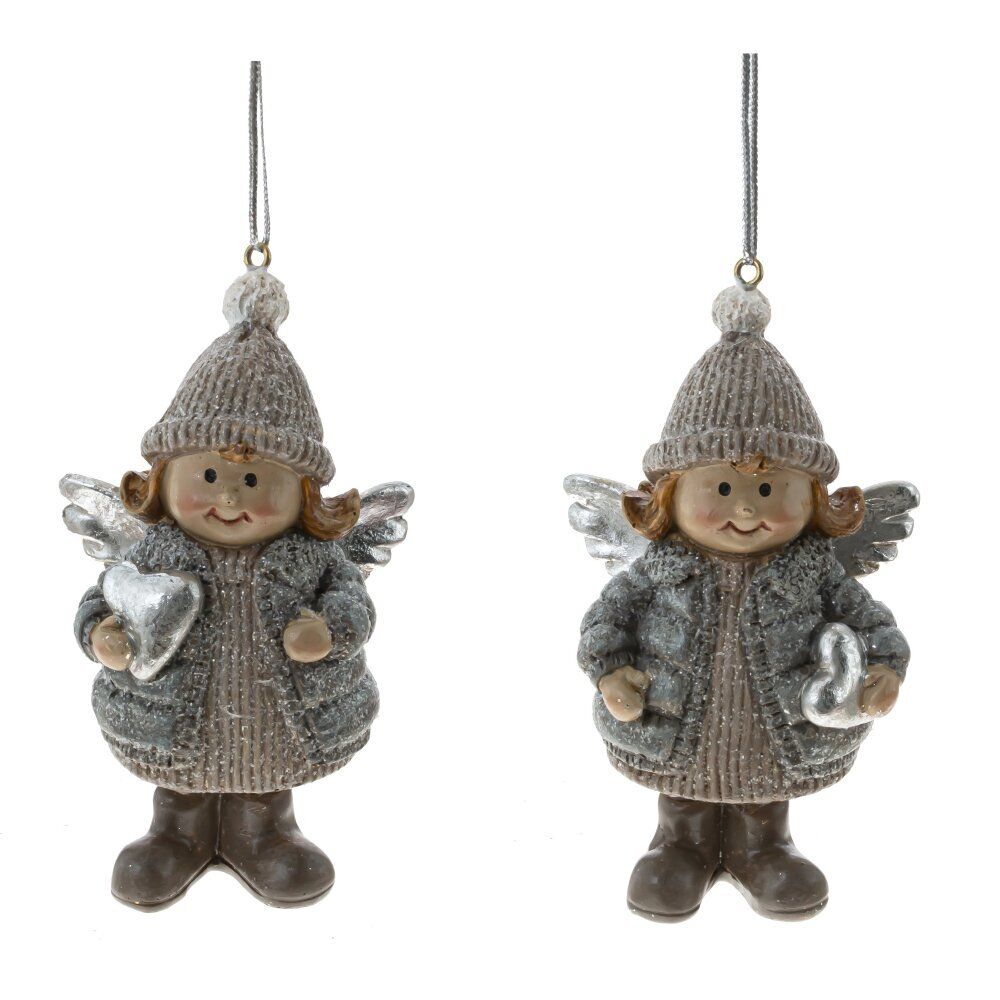 GAEM Фигурка декоративная подвесная "Ангел", L5 W4 H9 см, 2в.