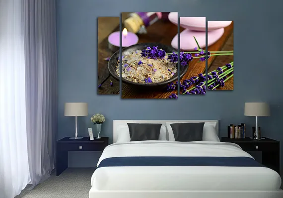 Модульная картина "Лаванда"