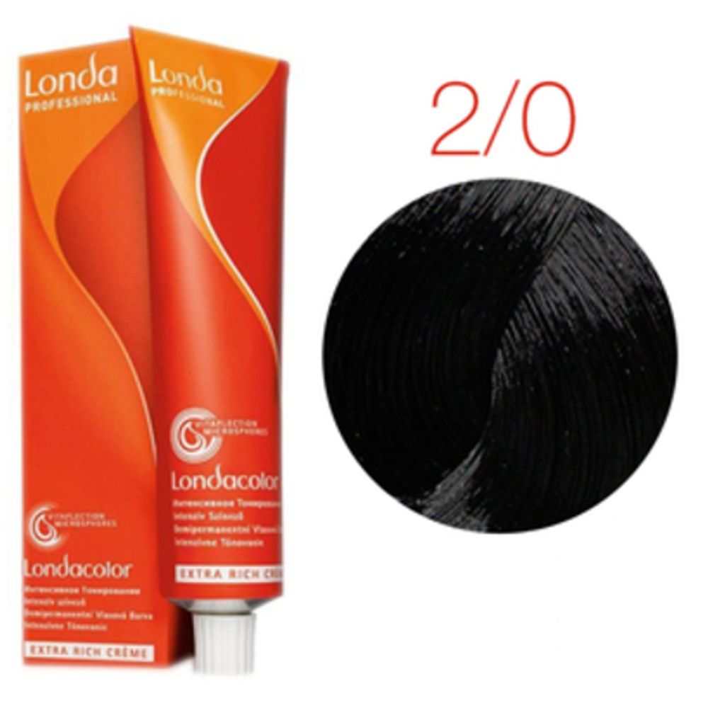 Londa Color инт.тонирование, 2/0 черный, 60мл