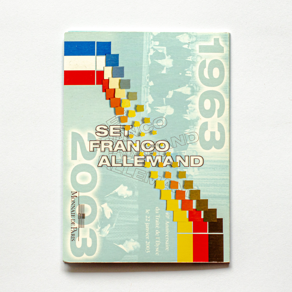 Germany - France 2003 Friendship Commemorative Coin Set (Élysée Treaty 40th Anniversary)