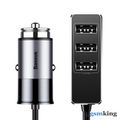 Baseus Enjoy Together Four Interfaces Output Patulous Car Charger 5.5A Dark Gray CCTON-0G