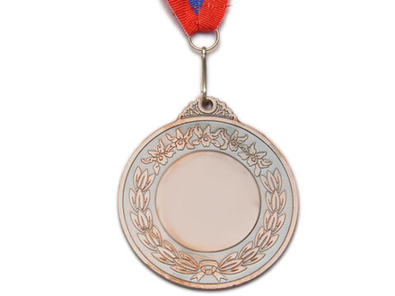 Медаль спортивная с лентой 3 место d - 6,5 см :T503-3