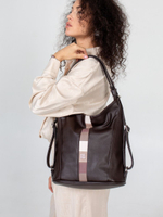 GERA Сумка-рюкзак женская через плечо, трансформер